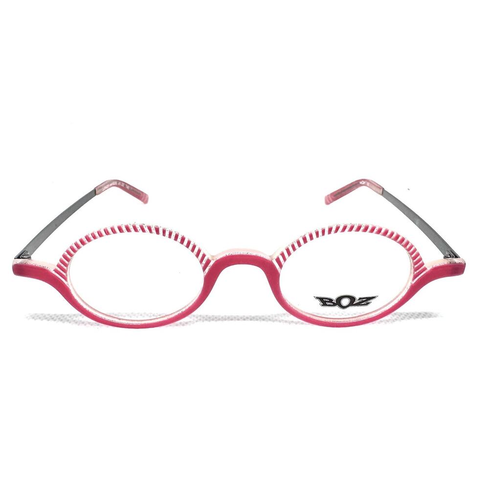 BOZ JF REY LONZO 8280 PINK SILVER EYEGLASSES 41-23-140 MADE IN FRANCE DESIGNER